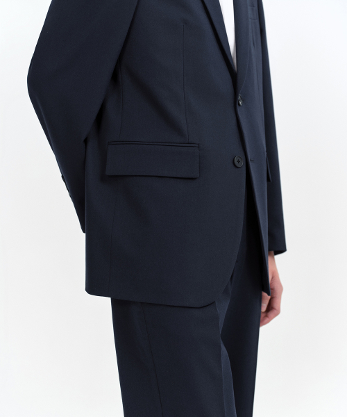 RELAXED BASIC BLAZER [NAVY] thumbnail 7