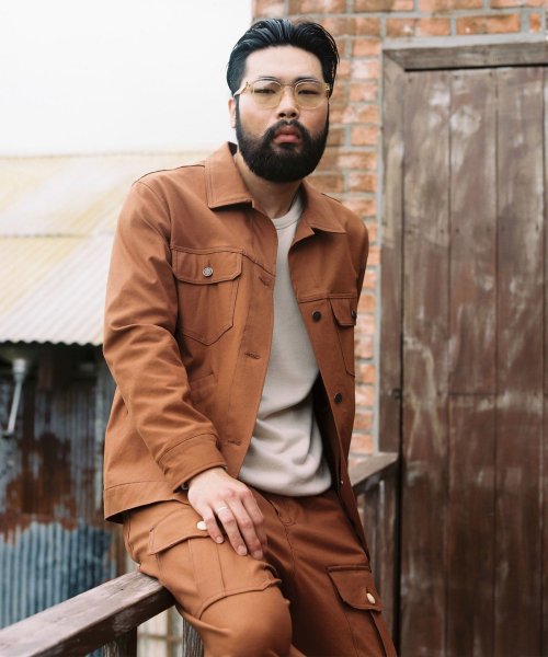 Пиджак TRUCKER 4POCKET [Carmel]