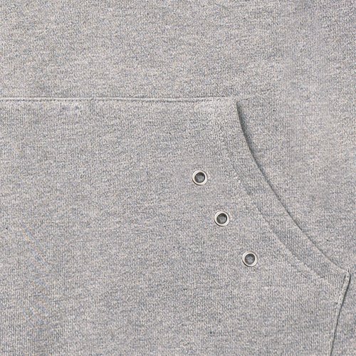 HOODIE PURPLE LIP Gray