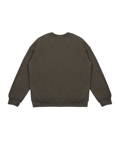 SWEATSHIRT BASIC LOGO Khaki