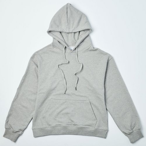 Худи hood sleeve print Gray