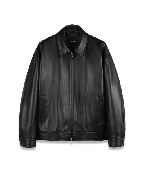 DOFFJASON OVERSIZED LAMBSKIN JACKET身幅59