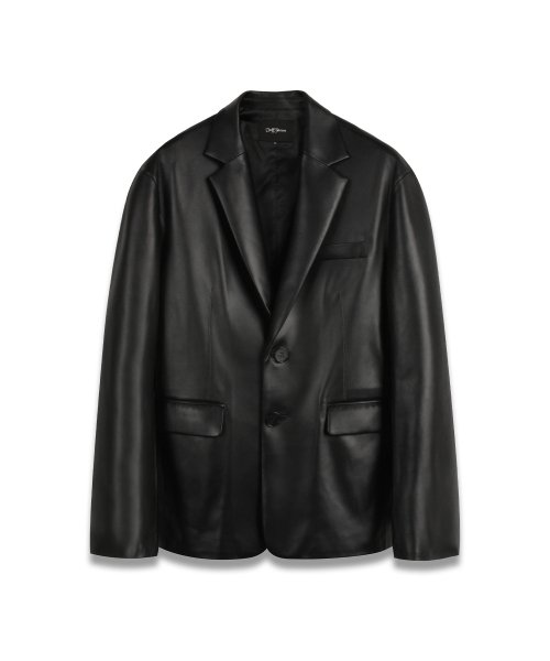 MUSINSA | DOFFJASON OVERSIZED LAMBSKIN BLAZER