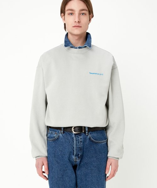 Свитшер uniform oversized (Low Gray)