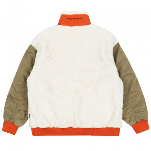 로맨틱크라운(ROMANTIC CROWN) COLOR SCHEME FLEECE JACKET_BEIGE - 사이즈 & 후기 | 무신사