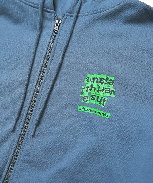 디스이즈네버댓(THISISNEVERTHAT) CNP Zip Up Sweat Slate - 사이즈 & 후기 | 무신사