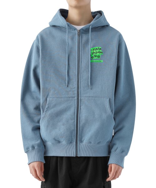 디스이즈네버댓(THISISNEVERTHAT) CNP Zip Up Sweat Slate - 사이즈 & 후기 | 무신사