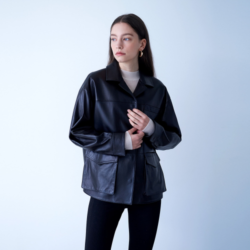 LAMBSKIN FIELD жакет чёрный