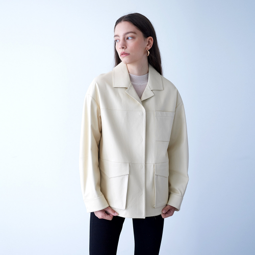 LAMBSKIN FIELD жакет IVORY