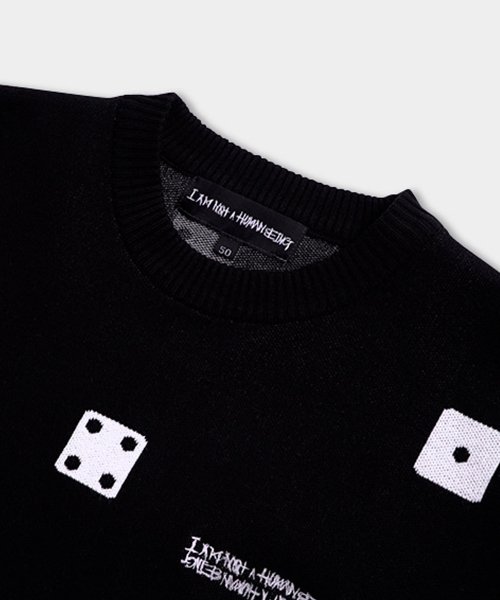 DICE KNIT - чёрный