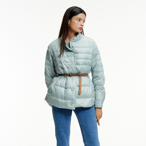 BELTED GOOSE DOWN JUMPER MINT