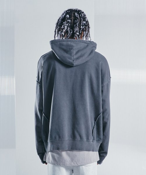Худи Cutoff Pigment_Dark Gray