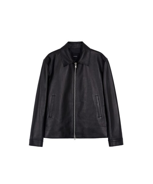 ESSENTIAL] Trento Simple Leather жакет