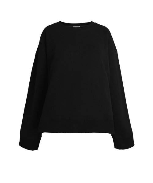 оверсайзD SIDE SLIT толстовка чёрный