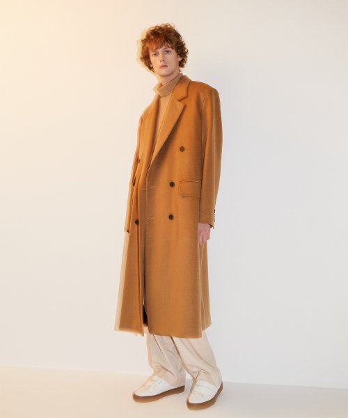 Широкие длинные брюки (Beige)