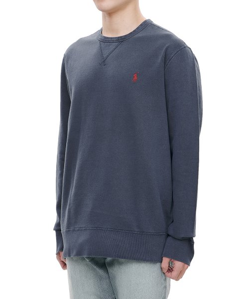 正規品]POLO RALPH LAURENガーメントダイドフリーススウェットシャツ