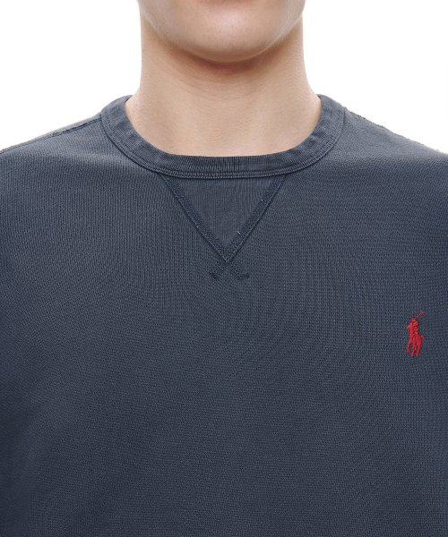 正規品]POLO RALPH LAURENガーメントダイドフリーススウェットシャツ