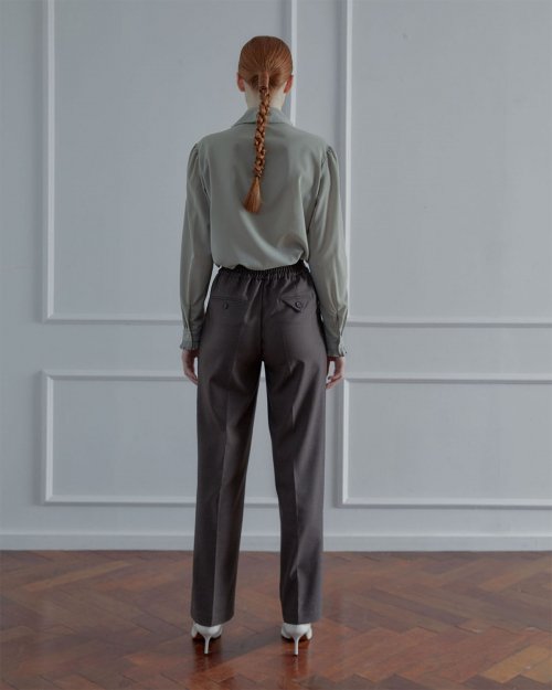 Широкие брюки Vanessa - Khaki Brown