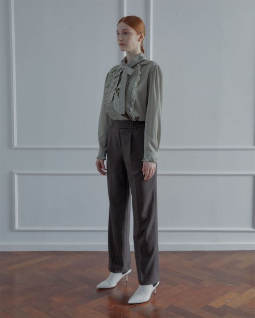 Широкие брюки Vanessa - Khaki Brown