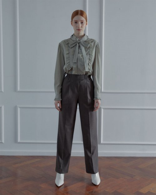 Широкие брюки Vanessa - Khaki Brown