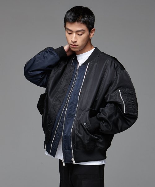 COLOR BLOCK MA-1 JUMPER