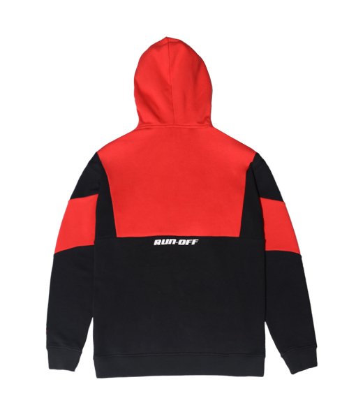 Худи Run Off Red Block с начесом Black