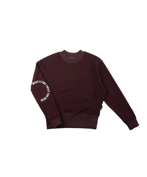 Свитшот с графикой DER 01 Burgundy