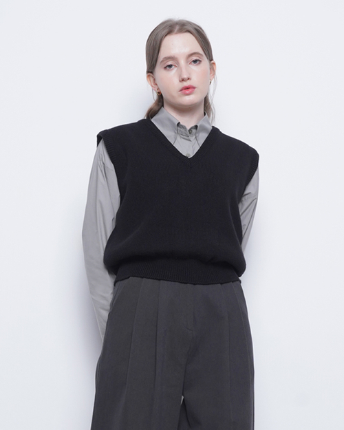 Женский трикотажный жилет Modern Black