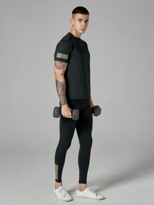 Мужские легинсы AM02PL01 Flexible_Black
