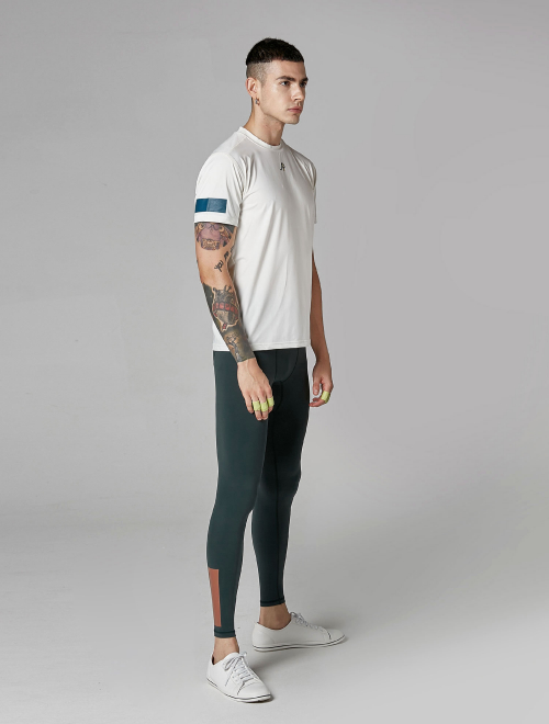 Мужские легинсы AM02PL01 Flexible, dark green
