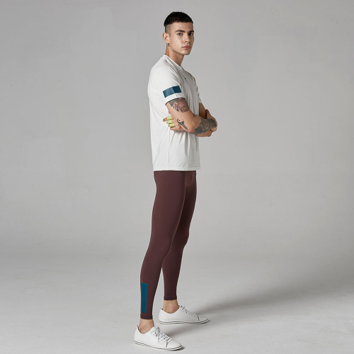Мужские легинсы AM02PL01 Flexible, цвет Burgundy