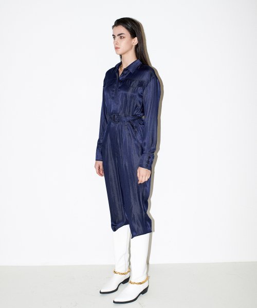 Шёлковый комбинезон Silky [Deep Denim]