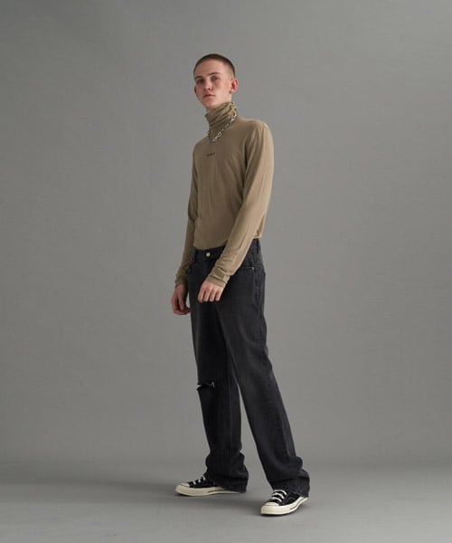 Джинсы прямого кроя (Black)