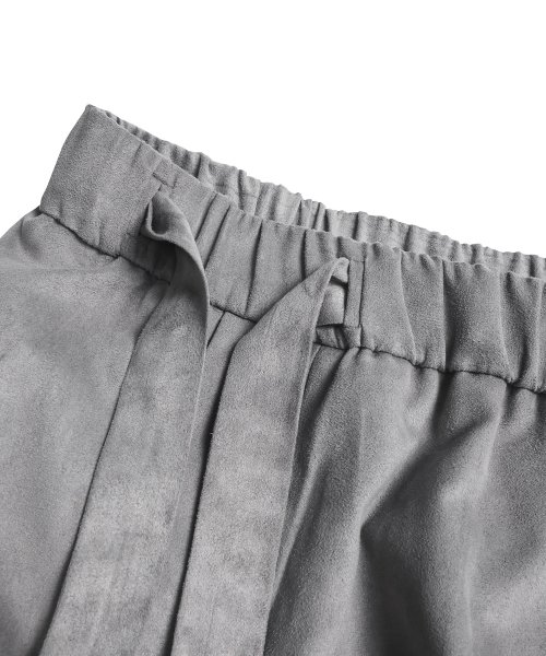 Замшевые весенние брюки (charcoal grey)