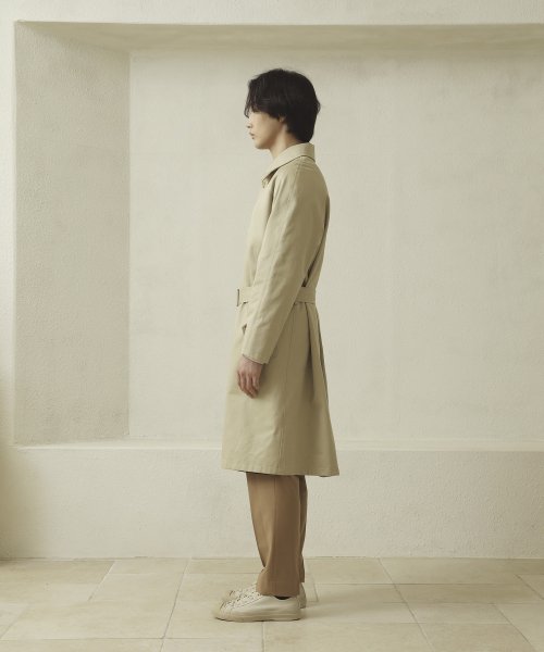 Пальто реглан с поясом (Beige)