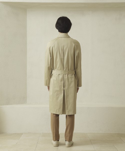 Пальто реглан с поясом (Beige)