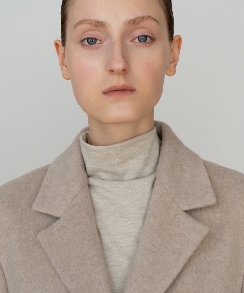 WOOL BLEND однобортный длинный пальто