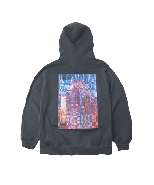 Пигмент краска худи застежка-молния SBL угольный