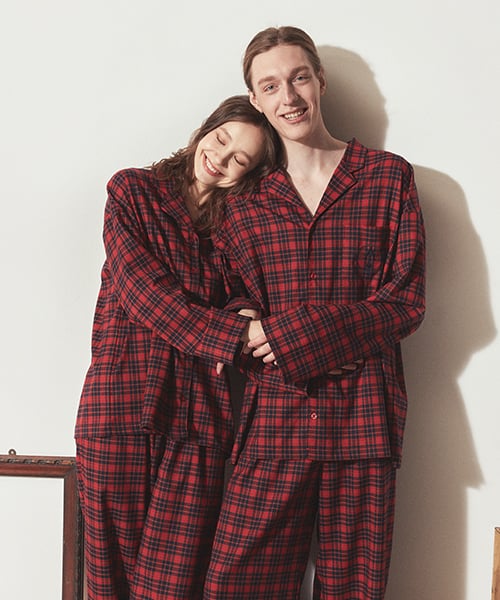 CLASSIC ROUND PAJAMA SET красный проверка