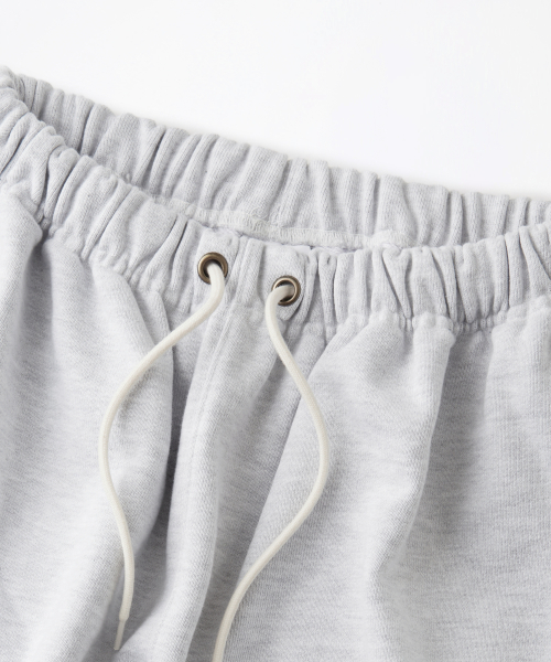 REVERSE HEAVY SWEAT PANTS 1% меланж серый