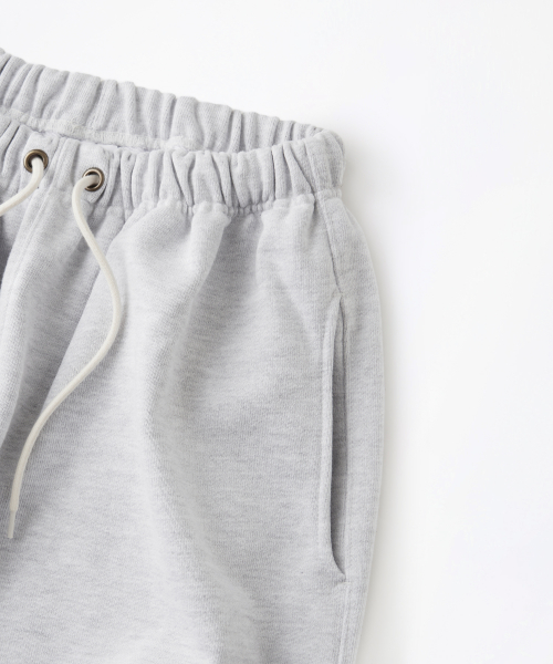 REVERSE HEAVY SWEAT PANTS 1% меланж серый