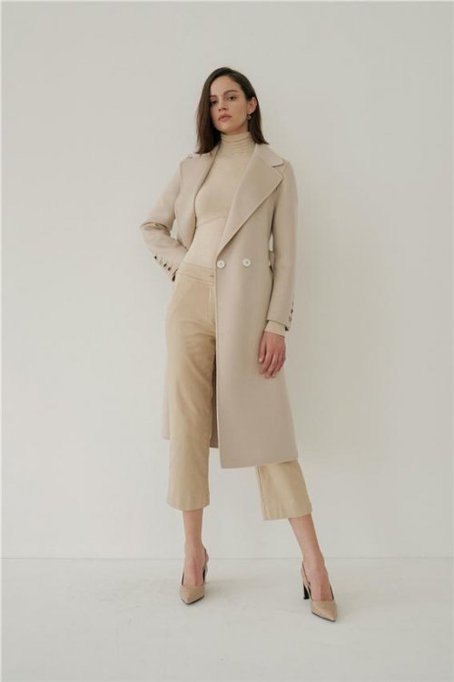 Slim-fit ziggling пальто OTL107IV