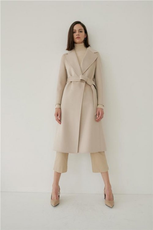 Slim-fit ziggling пальто OTL107IV