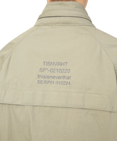 MUSINSA | thisisneverthat® Mil Jacket Khaki