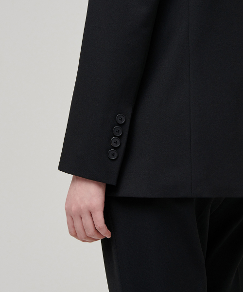 WOMENS BASIC BLAZER_BLACK thumbnail 8