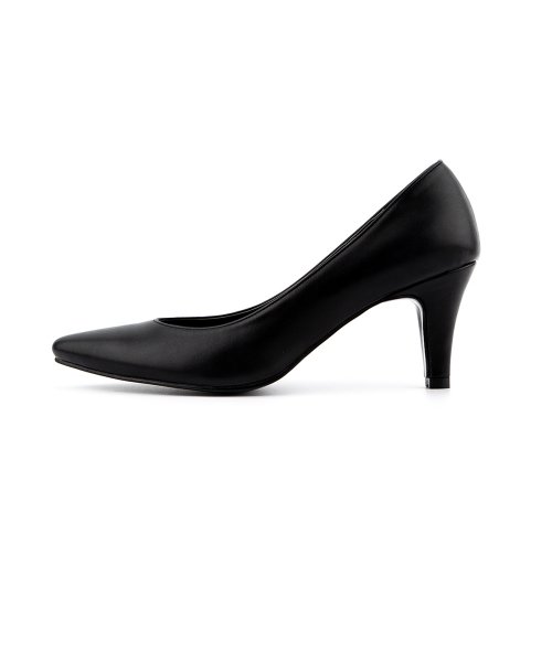 MUSINSA公式 | FLORIDA STUDIO FL1012 Dandelion Basic 7CM Stiletto Heel  Midnight Black