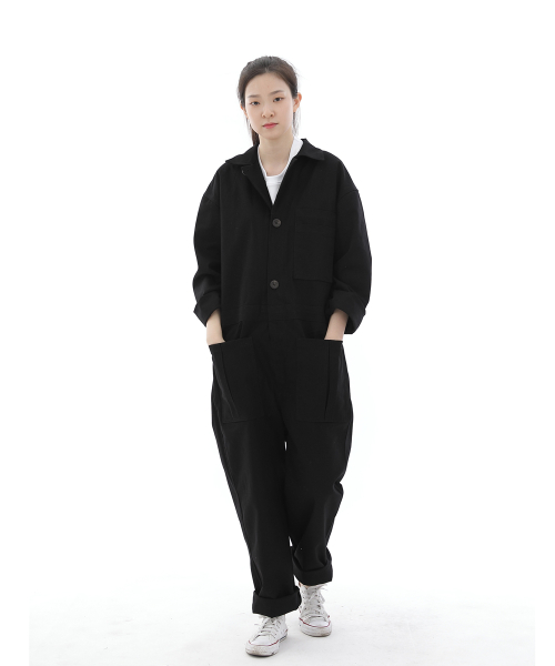 Комбинезон Over Round Tapered Cargo OT-502C, Black
