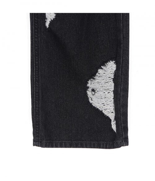MILK COW CUTTING джинсовый PANTS_BLACK
