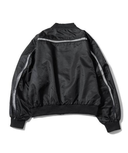 限定商品サイト 【massnoun】3M SCOTCH BACK ZIPPER MA-1 OVERSIZED