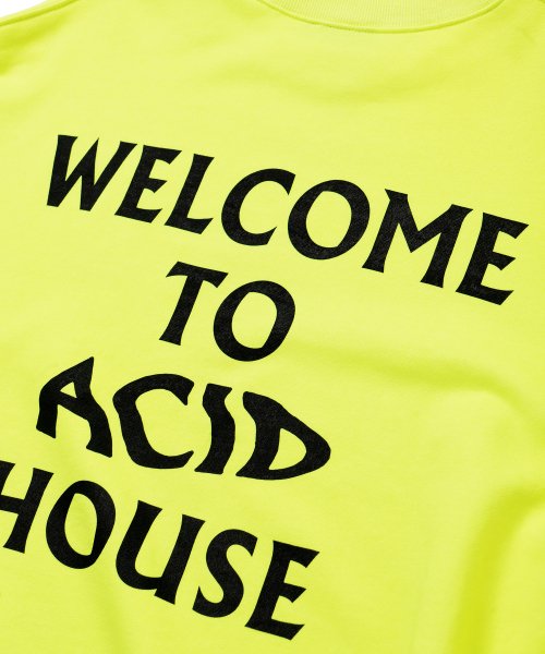 인터내셔널(THE INTERNATIIIONAL) ACID Sweatshirt Fluo Yellow